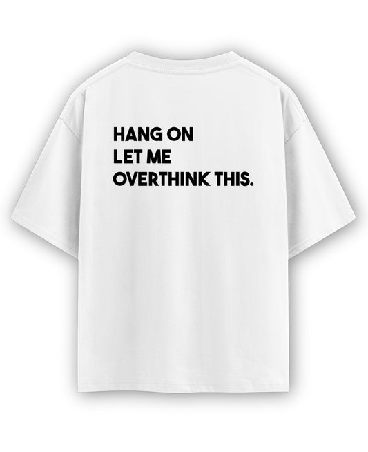White Oversized T-shirt Back Design