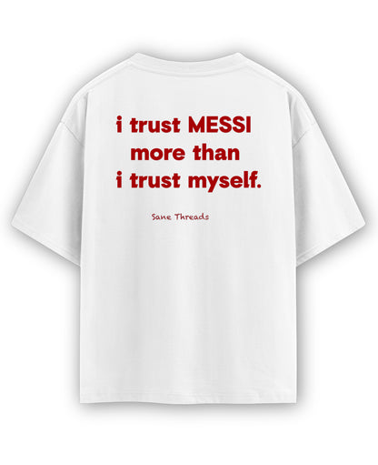 White Oversized T-shirt Back Design