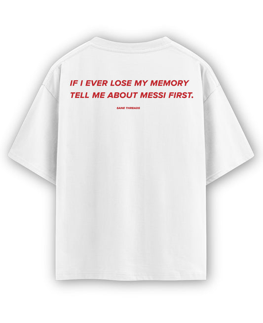 White Oversized T-shirt Back Design