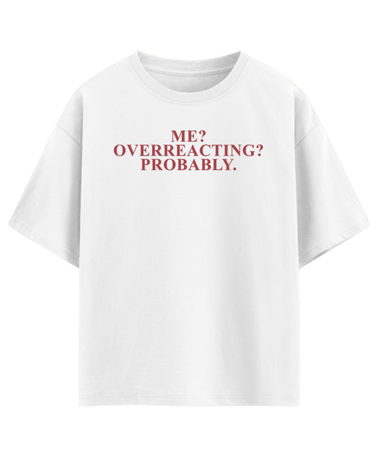 White Oversized T-shirt Front Design