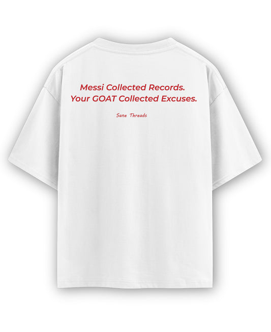 White Oversized T-shirt Back Design