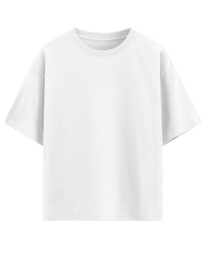 White Oversized T-shirt Front Design