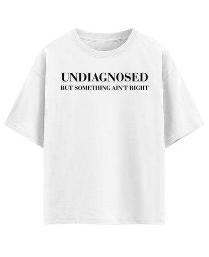 White Oversized T-shirt Front Design